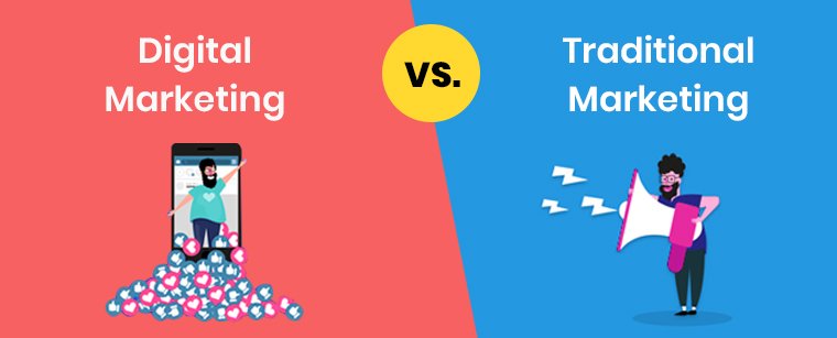 Digital Marketing VS. Traditional Marketing: 7 differences